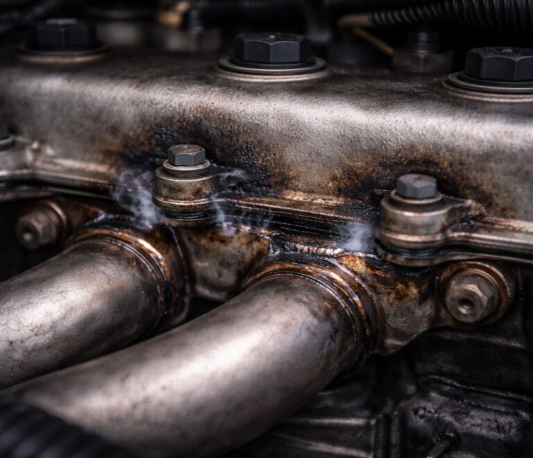 Junta do coletor de escape vazando: sintomas, riscos e soluções práticas