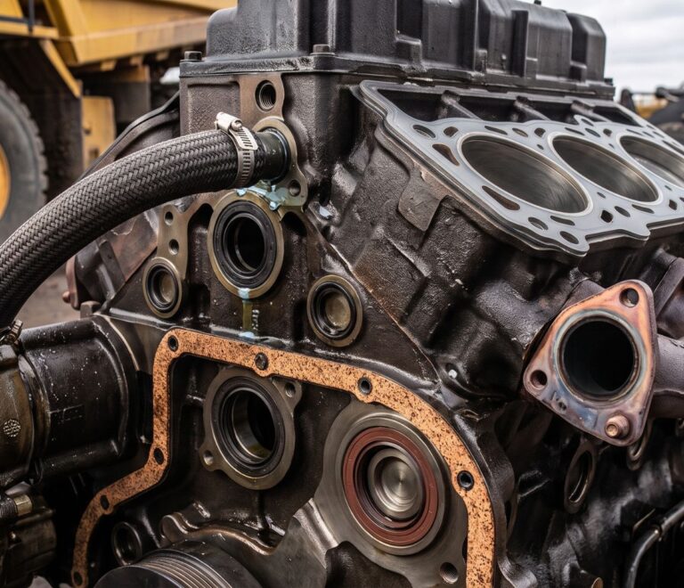 Impacto da vedação correta na eficiência de motores diesel